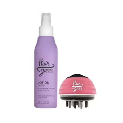 Hair Jazzi peanaha masseerija juuksekasvu kiirendavale emulsioonile + lotion